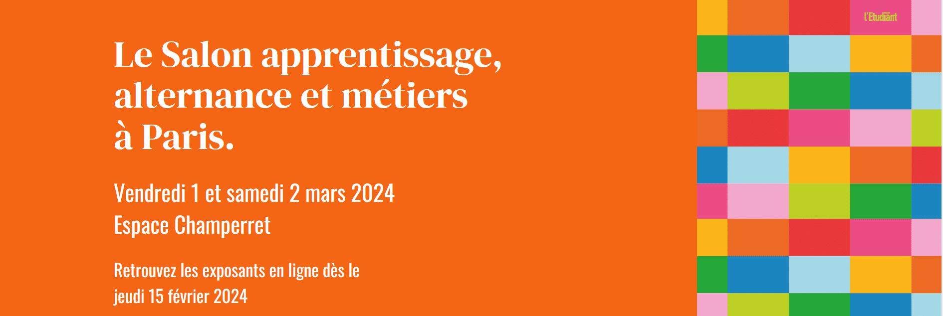 Salon de l'Étudiant du 1 er et 2 mars 2024 - Espace Champerret